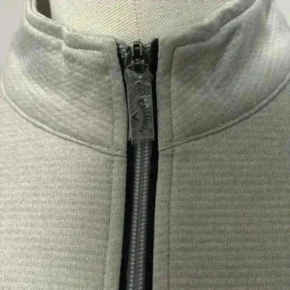 Callaway Opti Series Thermal Insulation Cold Series Full Zip Up Sweater Size M - Picture 7 of 10